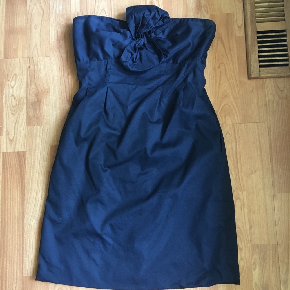 Navy J Crew mini party dress